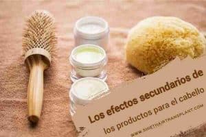 Los efectos secundarios de los productos para el cabello,