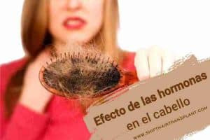 Efecto de las hormonas en el cabello,