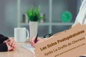 Les Soins Postopératoires Après La Greffe de Cheveux, Un médecin prescripteur pour un patient.