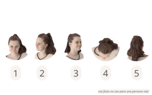 Posiciones de la cabeza para una consulta en línea de trasplante de cabello para mujeres en Estambul 1