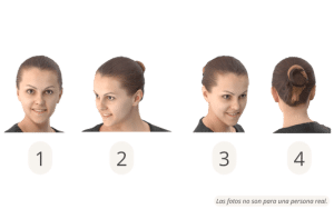 Posiciones de la cabeza para una consulta en línea de trasplante de cejas 1