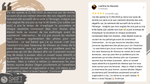 Avis sur la greffe de cheveux pour femmes afro avec SHIFT Hair en Turquie 01 3