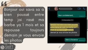 Examen de la greffe de barbe afro avec SHIFT Hair en Turquie 03 3