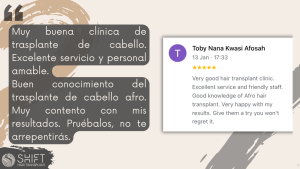 Reseña de trasplante capilar afro con SHIFT Hair en Turquía 01 3