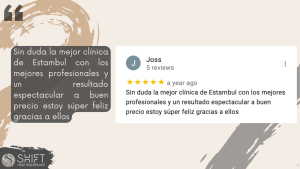 Reseña de trasplante capilar con SHIFT Hair en Turquía 12 3