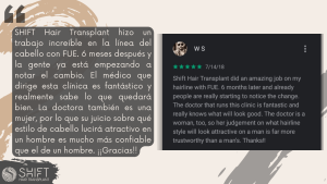 Reseña de trasplante capilar con SHIFT Hair en Turquía 27 3