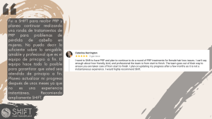 Reseña del tratamiento contra la caída del cabello con SHIFT Hair en Turquía 01 3