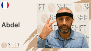 Una miniatura de un testimonio en vídeo sobre trasplante capilar en SHIFT Hair en Turquía realizado por el Sr Abdel